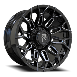 REVENGE OFFROAD RV203 20X10 -19 6X135/6X139.7 BLACK MILLED