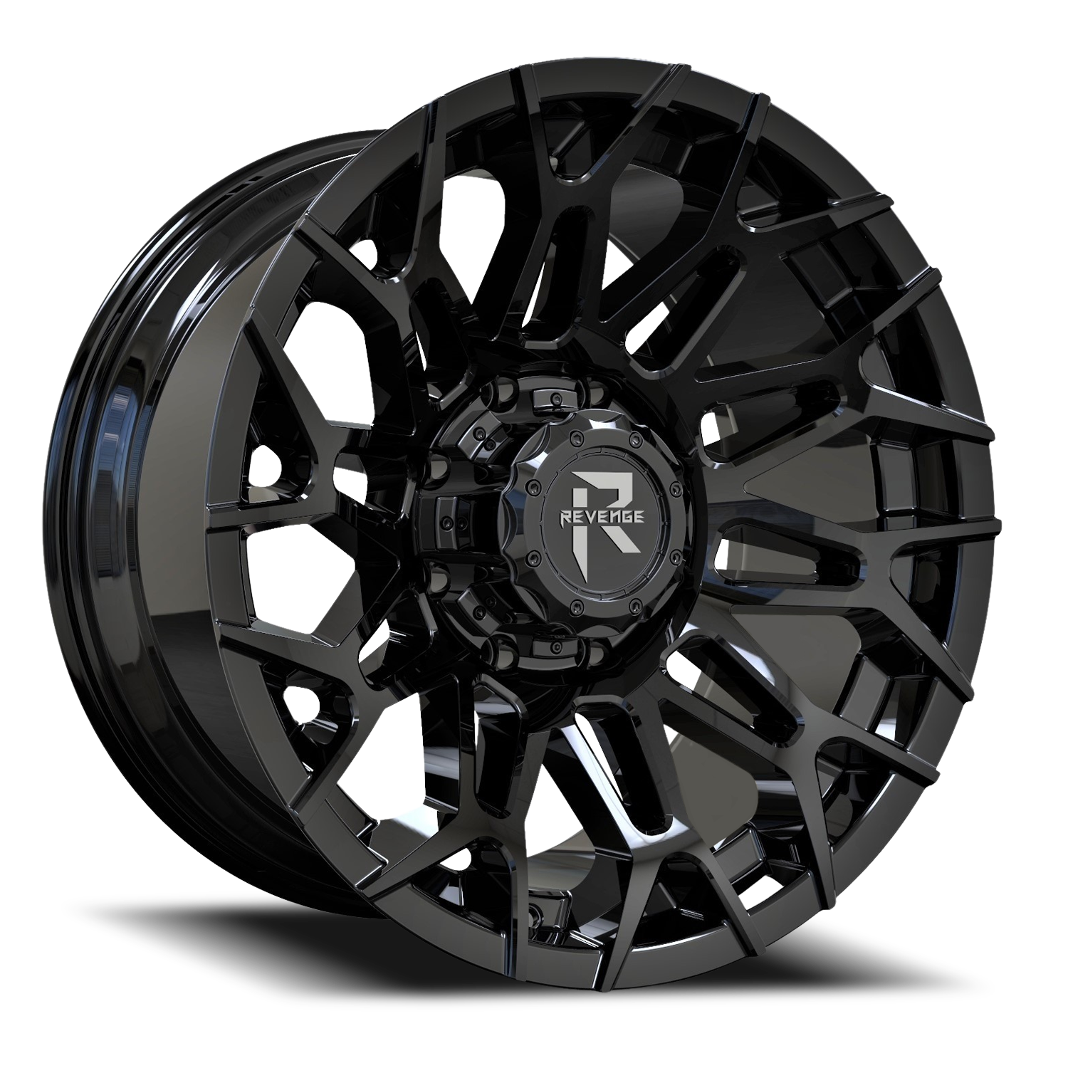 REVENGE OFFROAD RV203 20X10 -19 6X135/6X139.7 SATIN BLACK