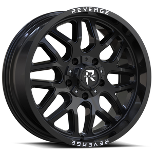 REVENGE OFFROAD RV206 20X10 -19 6X135/6X139.7 GLOSS BLACK