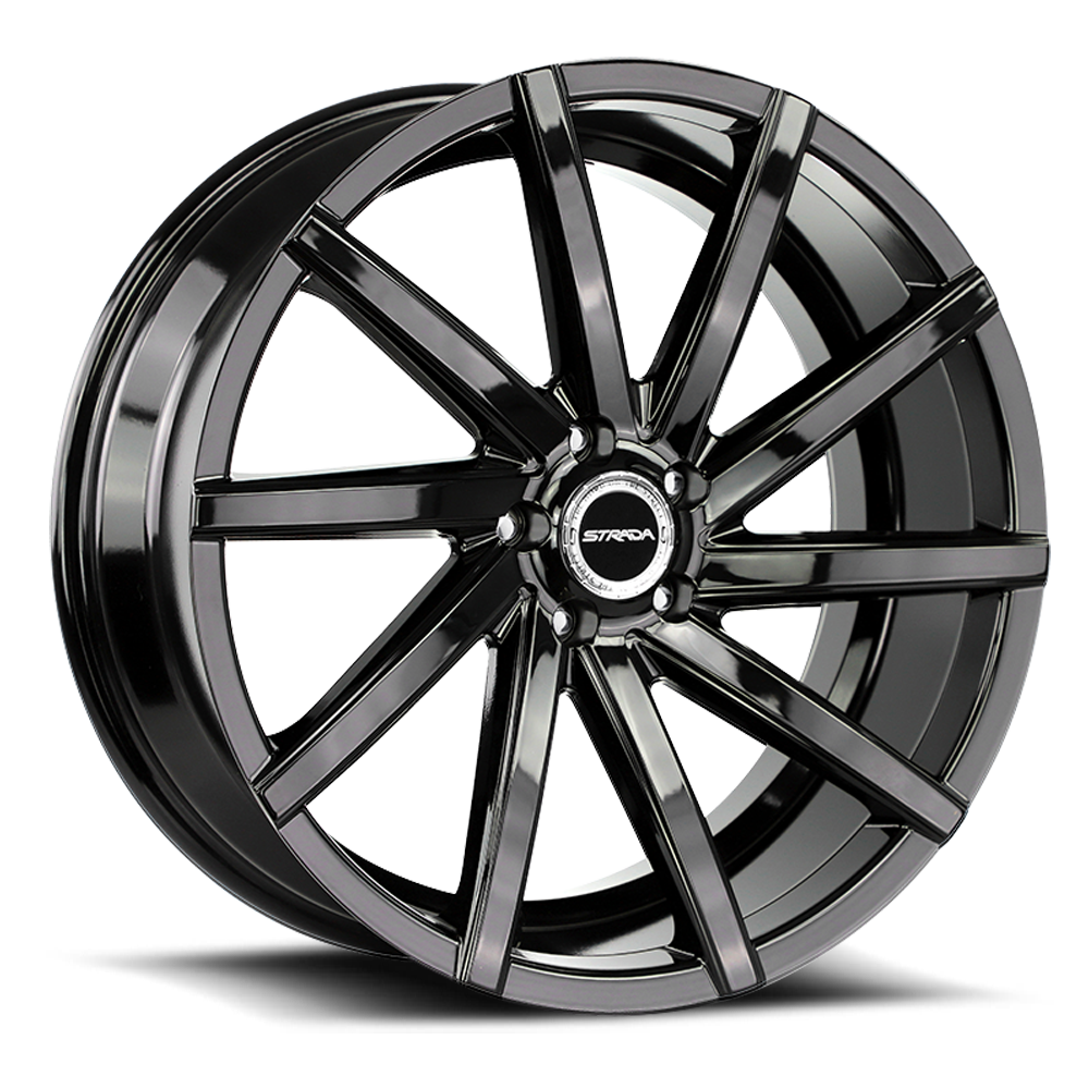 STRADA S41 SEGA 22X9 35MM 5X114.3 ALL GLOSS BLACK | S41251435GB