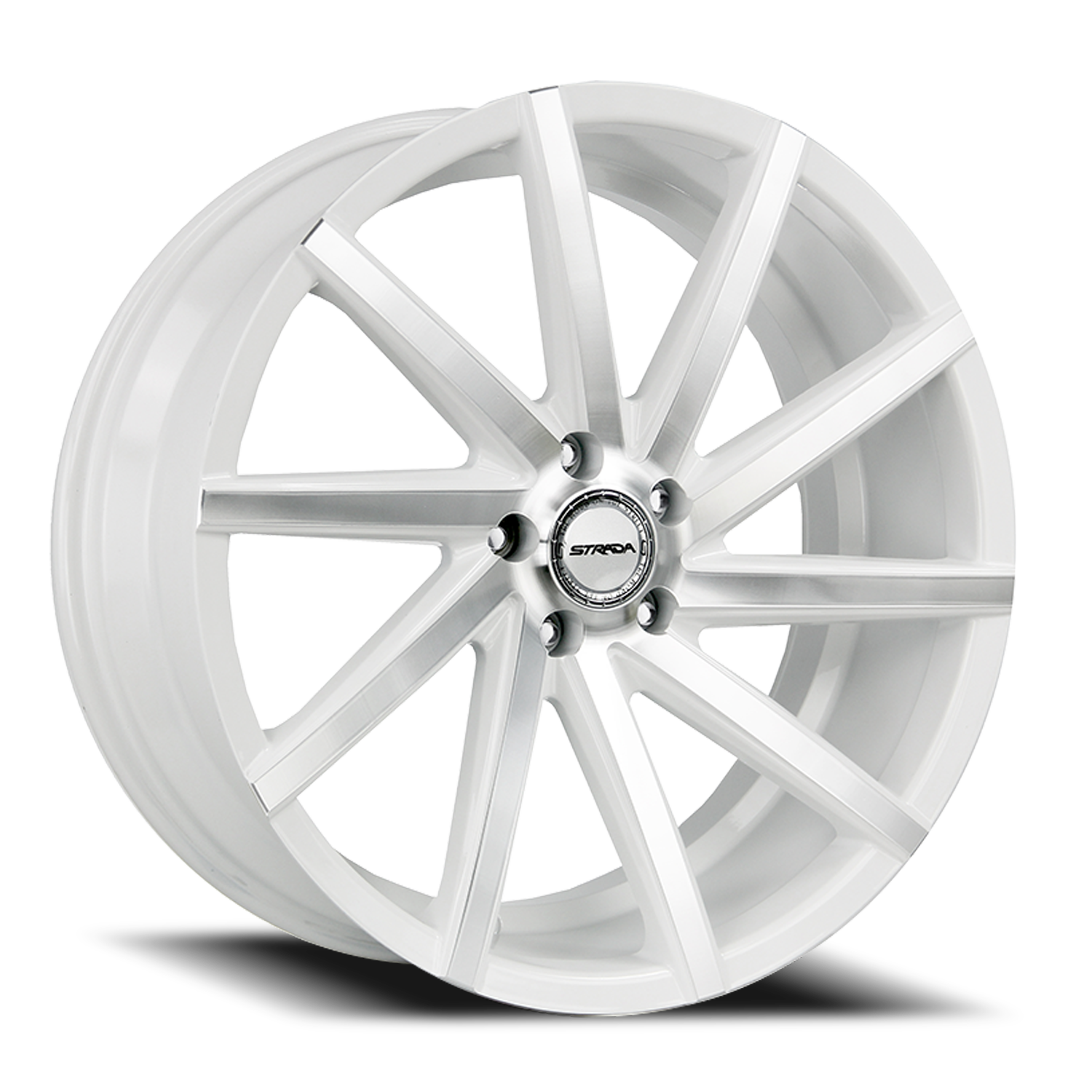 STRADA S41 SEGA 22X9 15MM 5X115 WHITE MACHINED | S41251515WM