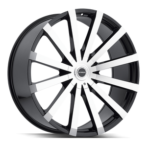 STRADA S50 GABBIA 20X8.5 35MM BLANK GLOSS BLACK MACHINED | S50000035GBM