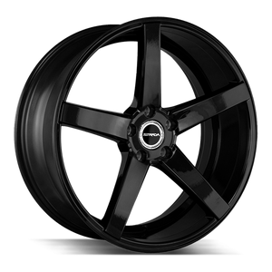 STRADA S35 PERFETTO 24X10 24MM 6X135 ALL GLOSS BLACK | S35463524GB