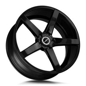 STRADA S35 PERFETTO 24X10 24MM 6X135 ALL GLOSS BLACK | S35463524GB