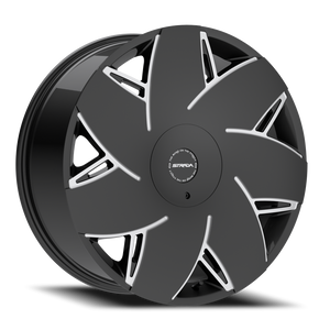 STRADA S67 TURBINA 24X9.5 24MM 6X135/6X139.7 GLOSS BLACK MILLED | S6749560724GBML