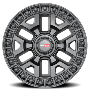 VORTEK VRD-704 17X9 -12 6X135/6X139.7 MATTE BLACK