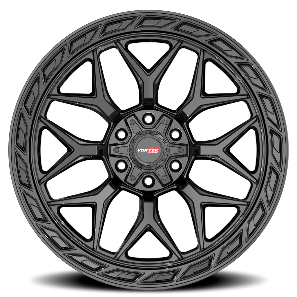 VORTEK VRP-504 20X10 -18 6X135/6X139.7 GLOSS BLACK