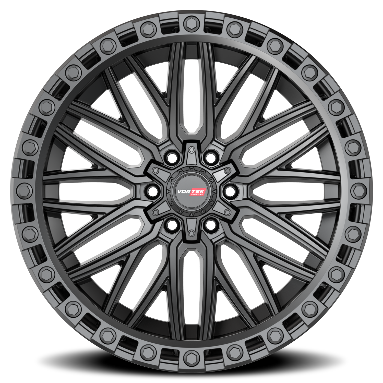 VORTEK VRT-608 17X9 -12 6X135/6X139.7 MATTE BLACK