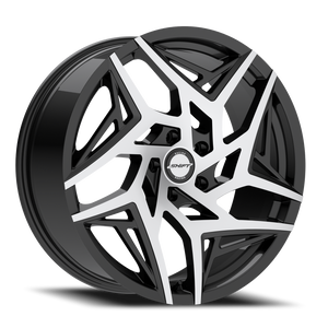 SHIFT H36 VALVE 20X8.5 35MM 5X120 GLOSS BLACK MACHINED | H3608552035GBM