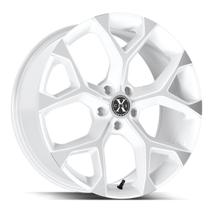 XCESS X05 5 FLAKE 20X8.5 35MM 5X114.3 WHITE MACHINED | X05051435WM