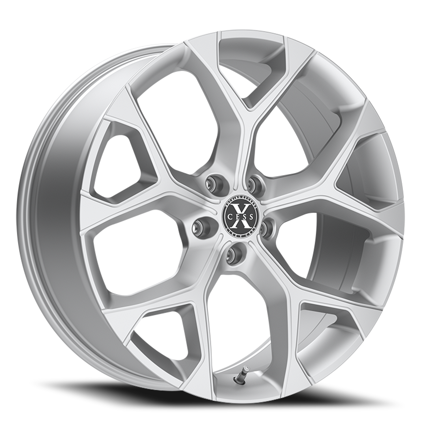 XCESS X05 5 FLAKE 24X9 15MM 5X115 SILVER MACHINED | X0549051515SM