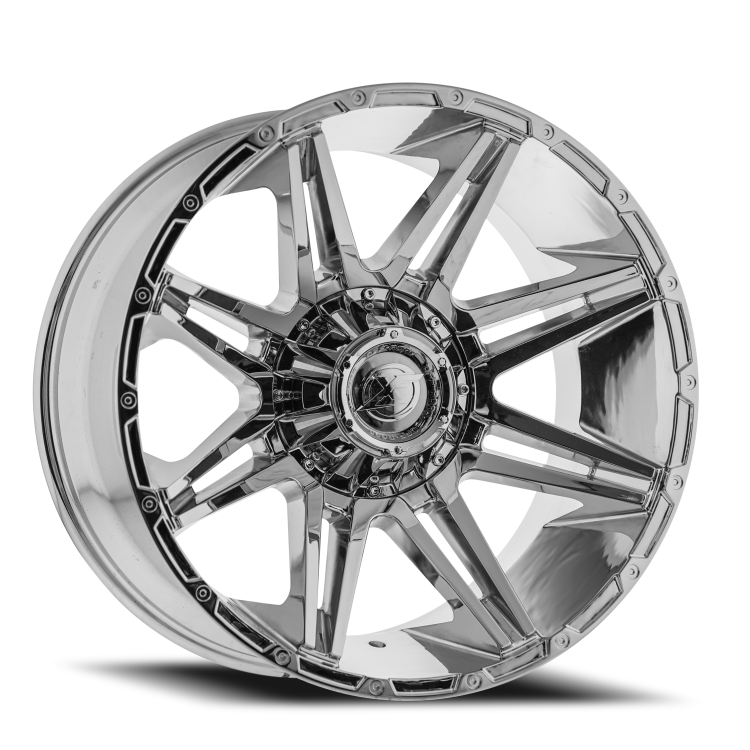 XF OFF-ROAD XF-220 22X12 -44 5X127/5X139.7 CHROME