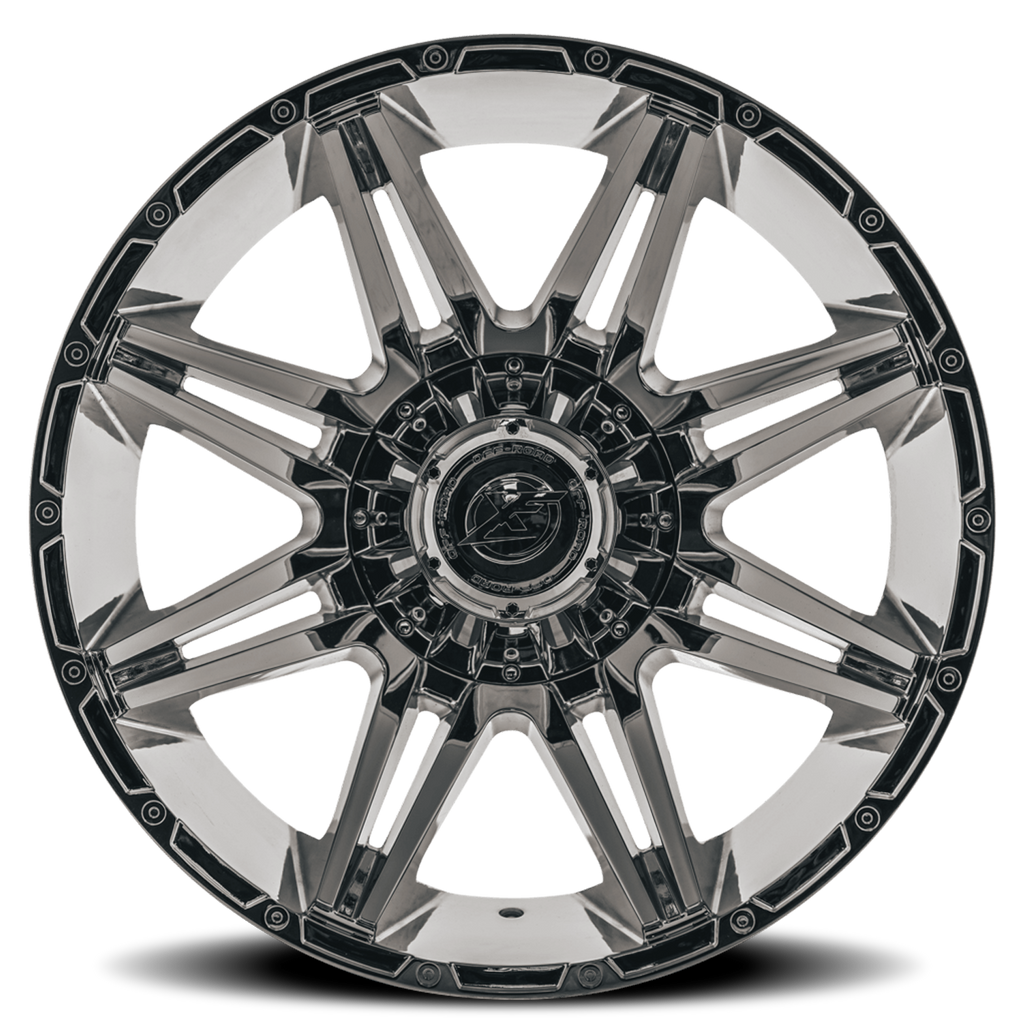 XF OFF-ROAD XF-220 22X10 -18 5X127/5X139.7 CHROME