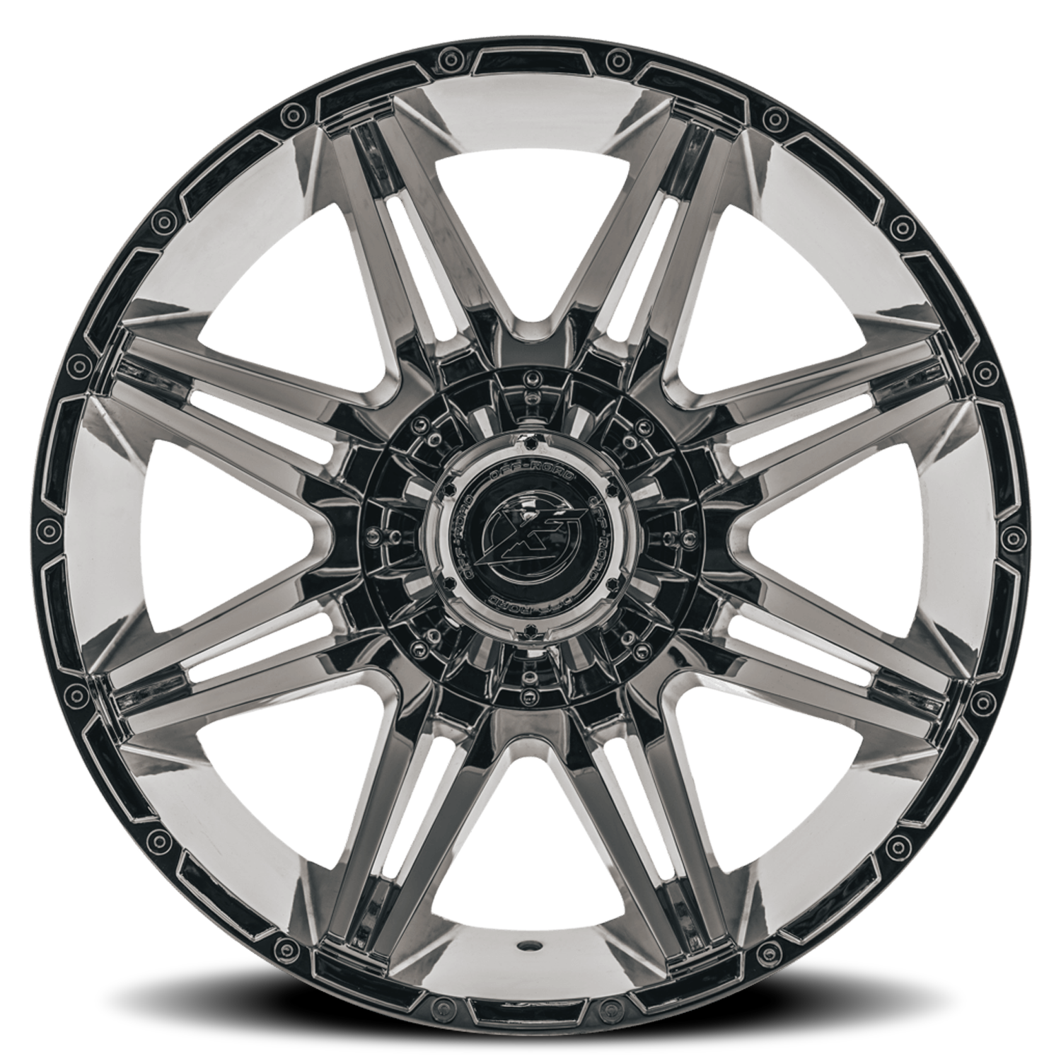 XF OFF-ROAD XF-220 22X10 -18 5X127/5X139.7 CHROME