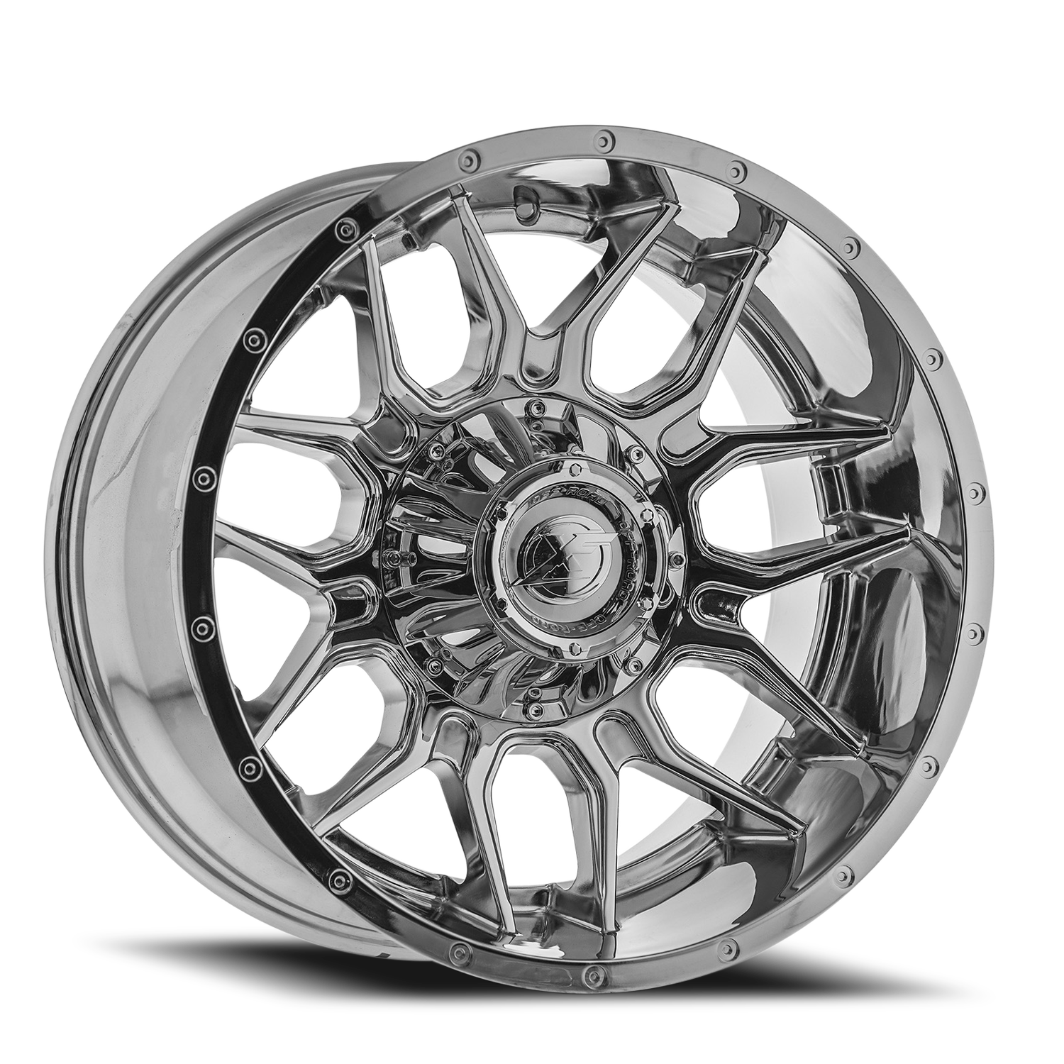 XF OFF-ROAD XF-222 22X12 -44 5X127/5X139.7 CHROME