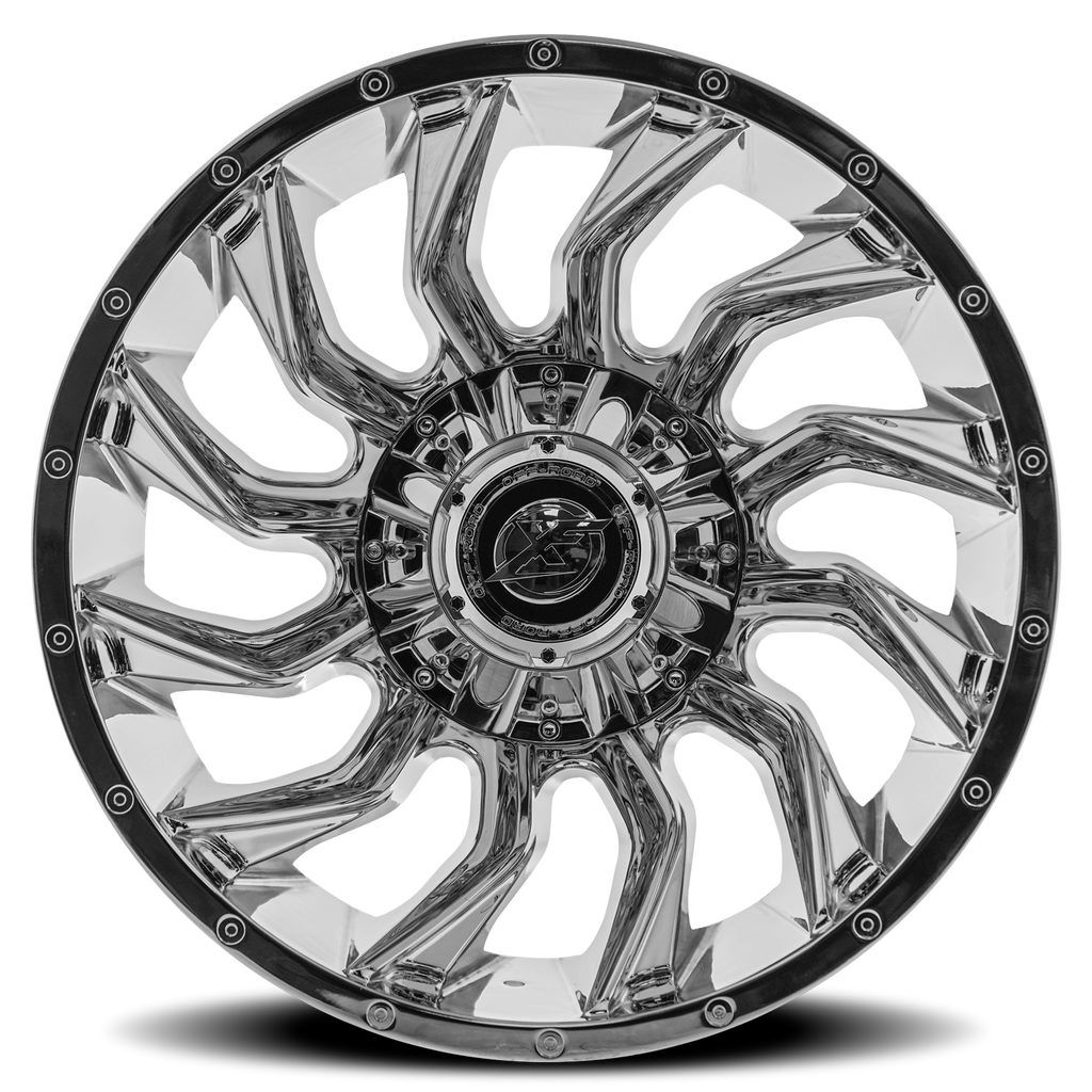 XF OFF-ROAD XF-224 20X10 -24 5X127/5X139.7 CHROME