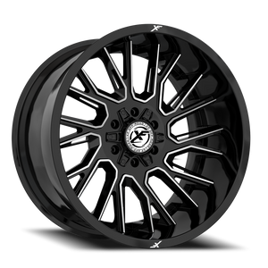 XF OFF-ROAD XF-230 22X10 -24 6X135/6X139.7 GLOSS BLACK & MACHINED