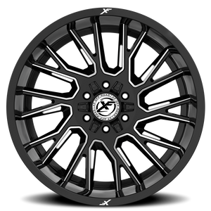 XF OFF-ROAD XF-230 18X9 0 5X127/5X139.7 GLOSS BLACK & MACHINED