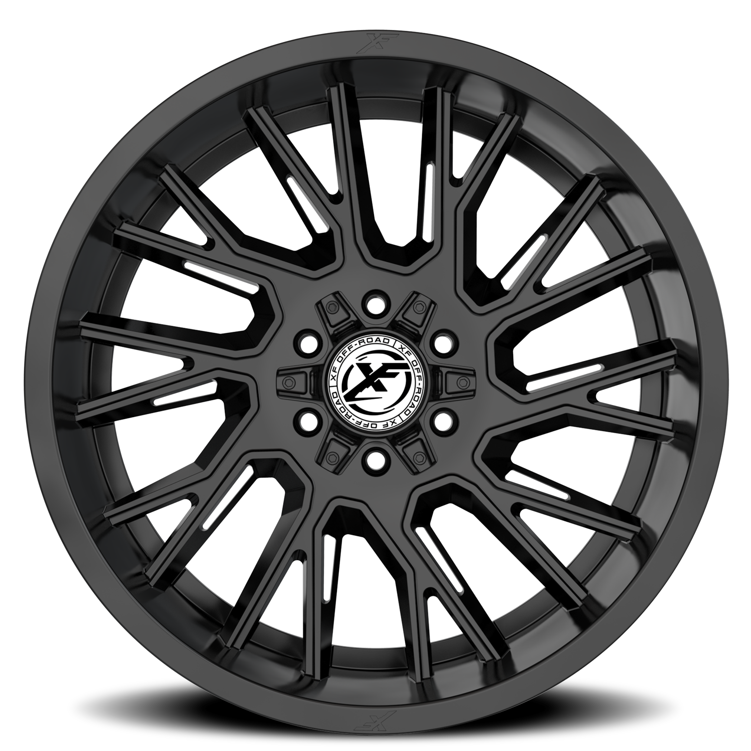 XF OFF-ROAD XF-230 20X10 -12 5X127/5X139.7 SATIN BLACK