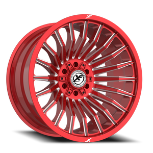 XF OFF-ROAD XF-231 22X12 -44 5X127/5X139.7 ANODIZED RED & MILLED