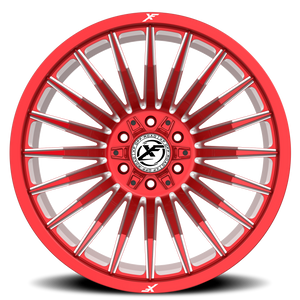 XF OFF-ROAD XF-231 22X12 -44 8X165.1/8X170 ANODIZED RED & MILLED