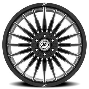 XF OFF-ROAD XF-231 20X9 12 6X135/6X139.7 GLOSS BLACK & MILLED