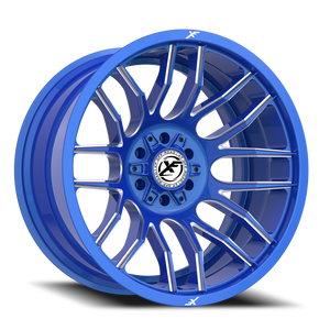 XF OFF-ROAD XF-232 20X10 -24 6X135/6X139.7 ANODIZED BLUE & MILLED