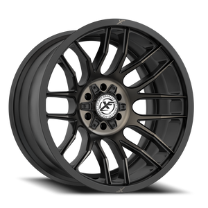 XF OFF-ROAD XF-232 20X10 -24 6X135/6X139.7 SATIN BLACK & BRONZE MACHINED DOUBLE DARK TINT