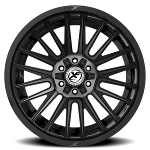 XF OFF-ROAD XF-234 20X10 -12 5X127/5X139.7 GLOSS BLACK & BRUSHED DOUBLE DARK TINT