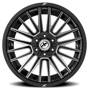 XF OFF-ROAD XF-234 18X9 0 5X127/5X139.7 GLOSS BLACK & MILLED