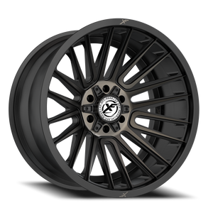 XF OFF-ROAD XF-234 20X10 -12 6X135/6X139.7 SATIN BLACK & BRONZE MACHINED DOUBLE DARK TINT