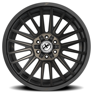 XF OFF-ROAD XF-234 20X10 -24 6X135/6X139.7 SATIN BLACK & BRONZE MACHINED DOUBLE DARK TINT