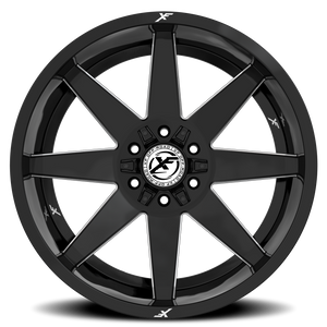 XF OFF-ROAD XF-236 20X10 -12 8X165.1/8X170 GLOSS BLACK & MILLED