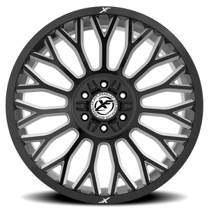 XF OFF-ROAD XF-237 26X12 -44 6X135/6X139.7 GLOSS BLACK & MILLED