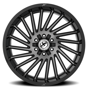 XF OFF-ROAD XF-239 20X10 -12 6X135/6X139.7 GLOSS BLACK & BRUSHED DOUBLE DARK TINT