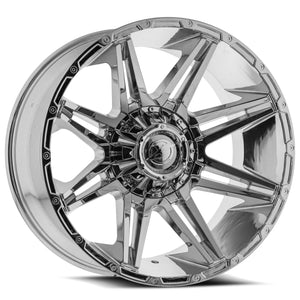 XF OFF-ROAD XF-220 22X10 -18 5X127/5X139.7 CHROME