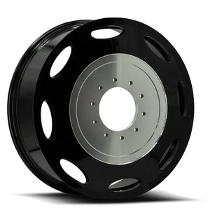 XF OFF-ROAD DUALLY INNER 20X8.25 100 8X165.1 GLOSS BLACK