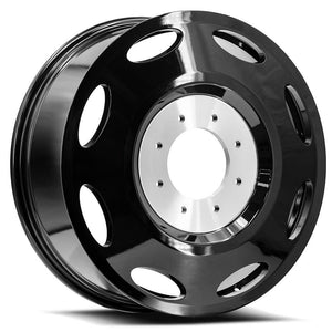 XF OFF-ROAD DUALLY INNER 24X8.25 100 8X165.1 GLOSS BLACK