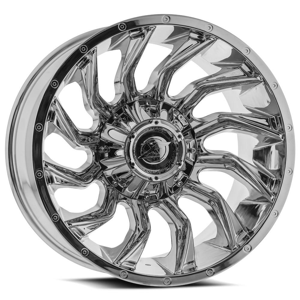 XF OFF-ROAD XF-224 20X10 -12 5X127/5X139.7 CHROME