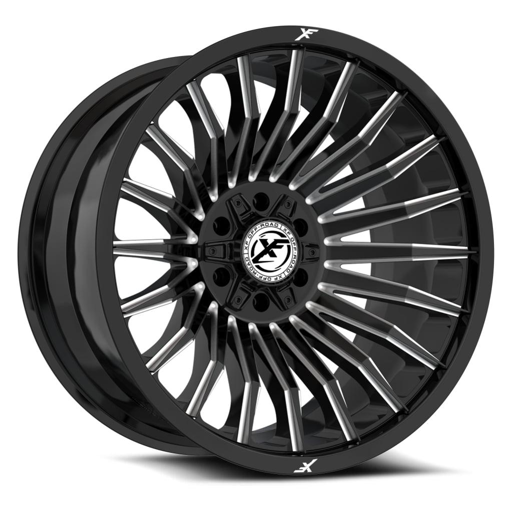 XF OFF-ROAD XF-231 24X14 -76 BLANK 8X GLOSS BLACK & MILLED