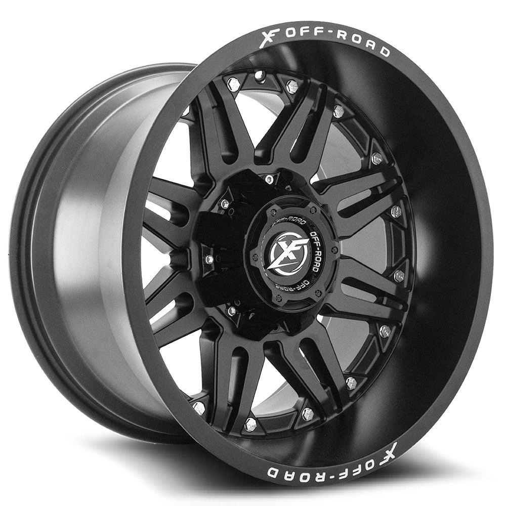 XF OFF-ROAD XF-204 18X9 12 BLANK 5X/6X MATTE BLACK