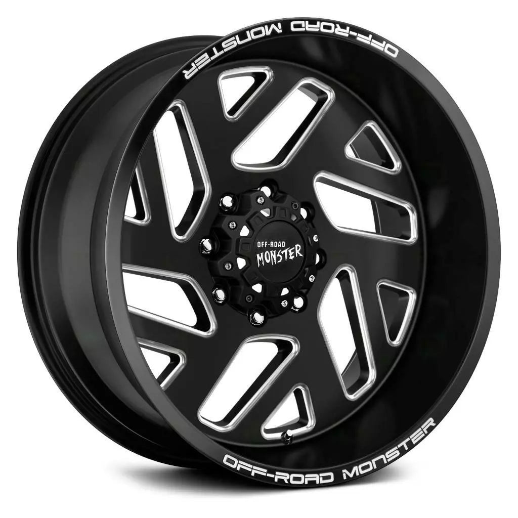 OFF ROAD MONSTER M19 M19 22X12 NEG 44MM BLANK FLAT BLACK MILLED | M19212000N44BML