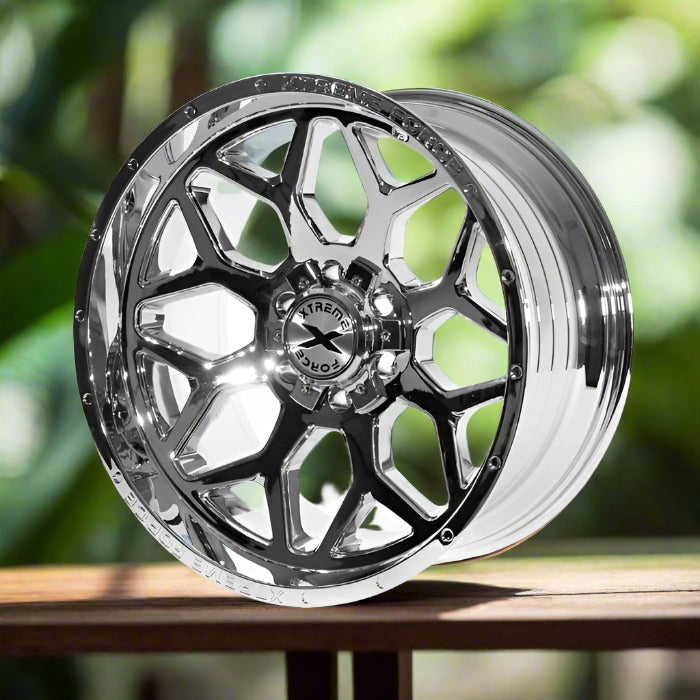 4 New 22x12 Xtreme Force XF-12 -51 Chrome 5x127/5x139.7 JEEP Wrangler-JEEP Gladiator