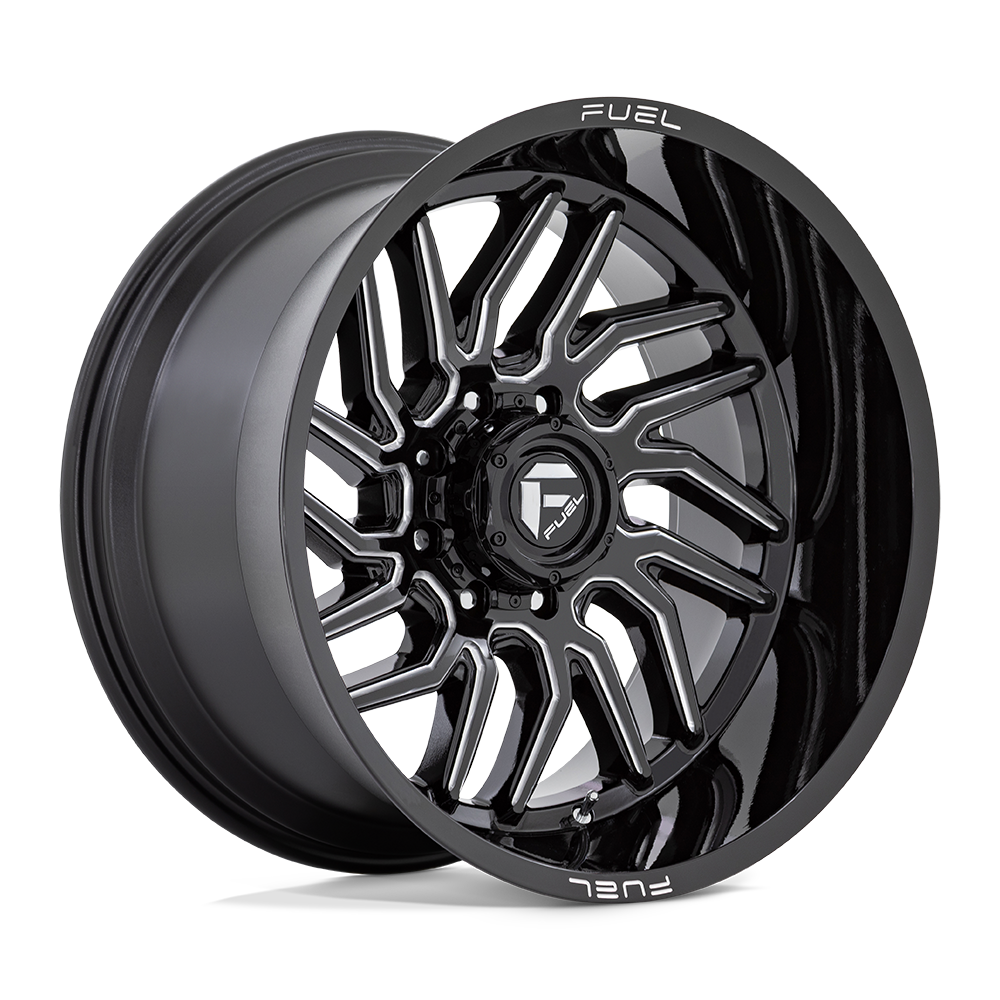 Fuel 1PC D807 HURRICANE 22X12 -44 6X135 GLOSS BLACK MILLED