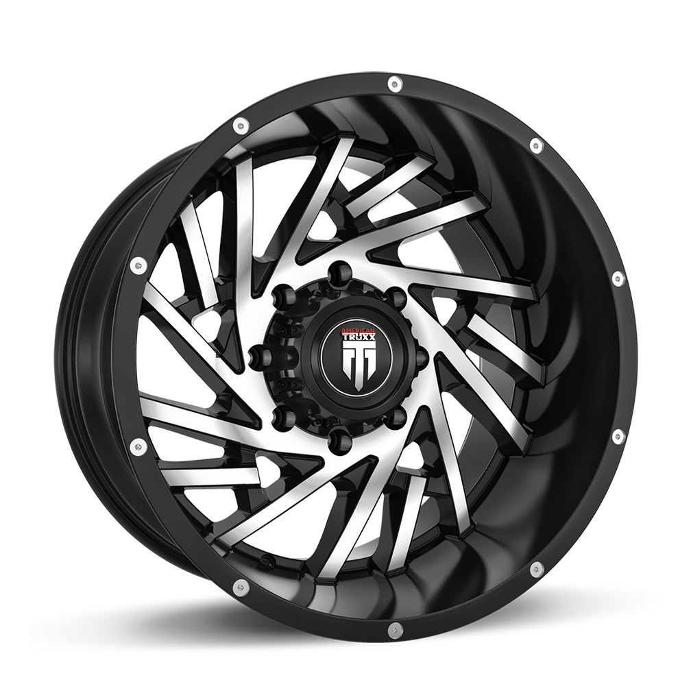 AMERICAN TRUXX WEB AT161 20x10 -24 6x135 BLACK/MACHINED