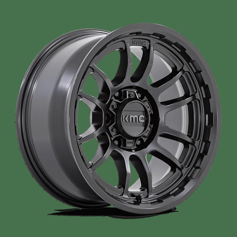 KMC KM727 WRATH 20X9 0 6X135/6X5.3 SATIN BLACK