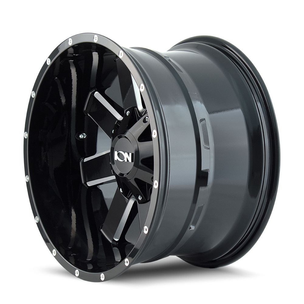 ION 141 20X9 15 6x135/6x139.7 GLOSS BLACK MILLED