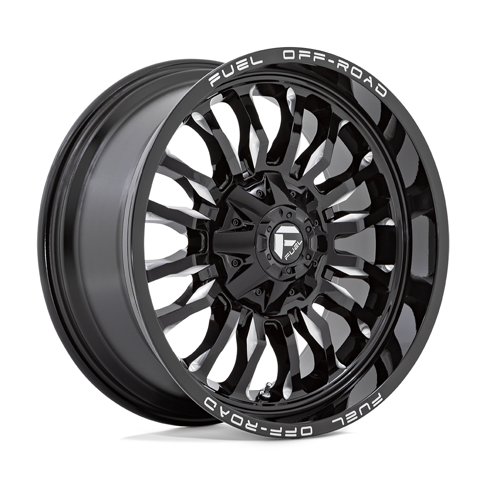 Fuel 1PC D795 ARC 22X12 -44 6X135/6X5.3/6X139.7/6X5.5 Gloss Black Milled