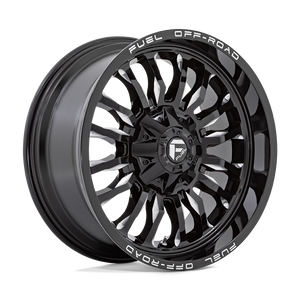 Fuel 1PC D795 ARC 22X12 -44 6X135/6X5.3/6X139.7/6X5.5 Gloss Black Milled