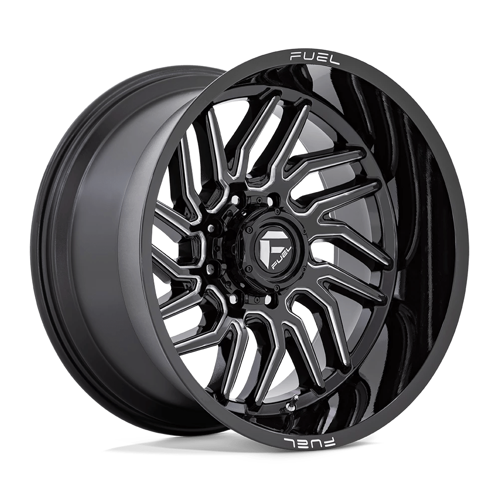 Fuel 1PC D807 HURRICANE 22X12 -44 6X135 GLOSS BLACK MILLED